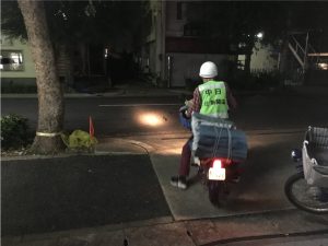 バイク出発６